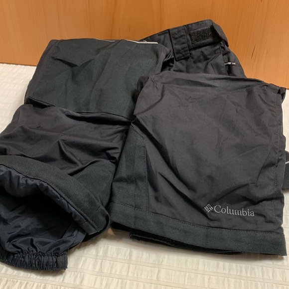 (Youth S) Columbia Freestyle Snow Pants - Unisex - Black - Picture 11 of 16